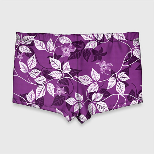 Мужские плавки Фиолетовый вьюнок / 3D-принт – фото 2