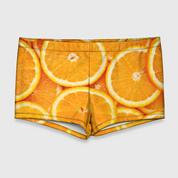 Мужские плавки Апельсин, цвет: 3D-принт