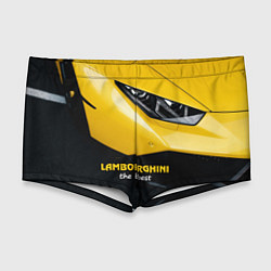 Мужские плавки Lamborghini the best, цвет: 3D-принт