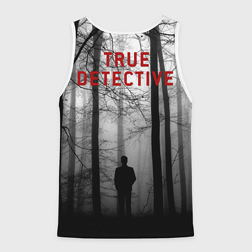 Мужская майка без рукавов True Detective: Blackwood / 3D-Белый – фото 2