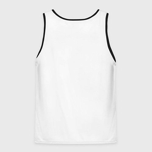 Мужская майка без рукавов Рок сердца 6 / 3D-Черный – фото 2