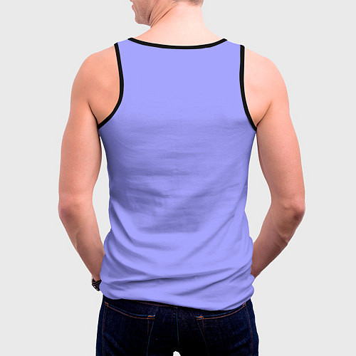 Мужская майка без рукавов Rex / 3D-Черный – фото 4