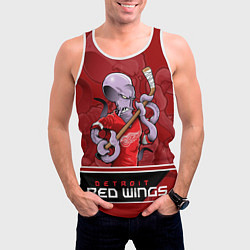 Майка-безрукавка мужская Detroit Red Wings, цвет: 3D-белый — фото 2