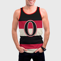 Майка-безрукавка мужская Ottawa Senators O, цвет: 3D-красный — фото 2