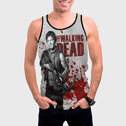 Майка-безрукавка мужская Walking Dead: Deryl Dixon, цвет: 3D-черный — фото 2