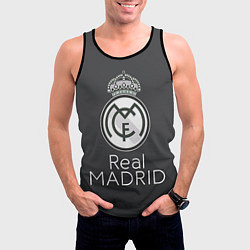 Майка-безрукавка мужская Real Madrid, цвет: 3D-черный — фото 2
