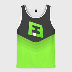 Майка-безрукавка мужская FlipSid3 Uniform, цвет: 3D-белый