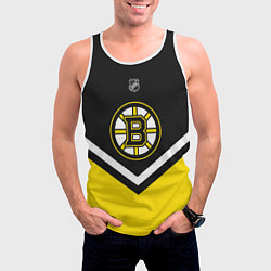 Майка-безрукавка мужская NHL: Boston Bruins, цвет: 3D-белый — фото 2