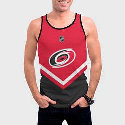 Майка-безрукавка мужская NHL: Carolina Hurricanes, цвет: 3D-черный — фото 2