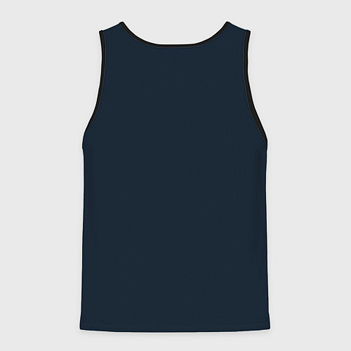 Мужская майка без рукавов Галактический волк / 3D-Черный – фото 2