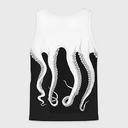 Мужская майка без рукавов Octopus / 3D-Белый – фото 2