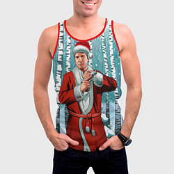 Майка-безрукавка мужская Grand Happy New Year!, цвет: 3D-красный — фото 2