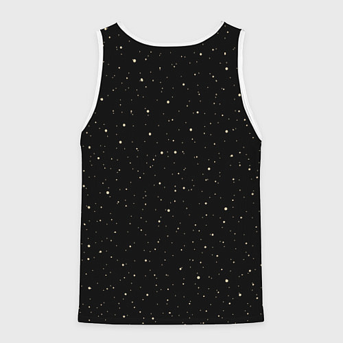 Мужская майка без рукавов Лунный наездник / 3D-Белый – фото 2