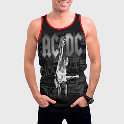 Майка-безрукавка мужская AC/DC: Rock You, цвет: 3D-красный — фото 2