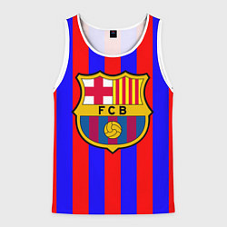 Майка-безрукавка мужская Barca FCB Club, цвет: 3D-белый
