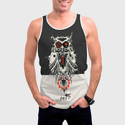 Майка-безрукавка мужская TDD Owl 95, цвет: 3D-белый — фото 2