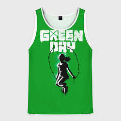 Майка-безрукавка мужская Green Day: Girl, цвет: 3D-белый