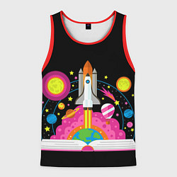 Мужская майка без рукавов Космос