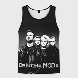 Майка-безрукавка мужская Depeche Mode: mono, цвет: 3D-черный