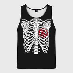 Мужская майка без рукавов Кукрыниксы: Скелет