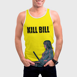 Майка-безрукавка мужская Kill Bill, цвет: 3D-белый — фото 2