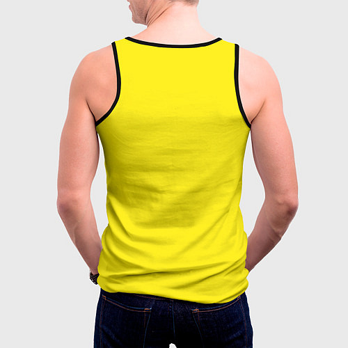 Мужская майка без рукавов Kill Bill / 3D-Черный – фото 4