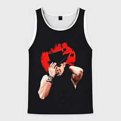 Майка-безрукавка мужская Poets of the fall(Марко), цвет: 3D-белый