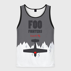 Майка-безрукавка мужская Foo Fighters: Learn to fly, цвет: 3D-черный