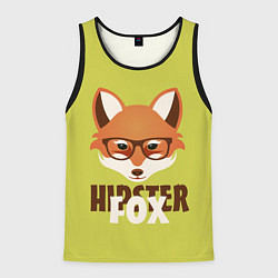 Мужская майка без рукавов Hipster Fox