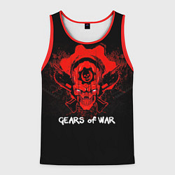Майка-безрукавка мужская Gears of War: Red Skull, цвет: 3D-красный