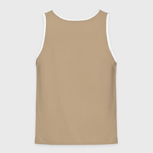 Мужская майка без рукавов All you need is coffee / 3D-Белый – фото 2