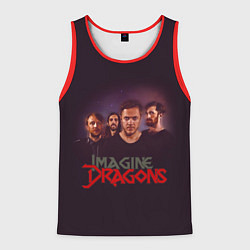 Майка-безрукавка мужская Группа Imagine Dragons, цвет: 3D-красный