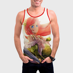 Майка-безрукавка мужская Терезия ван Астрея, цвет: 3D-красный — фото 2