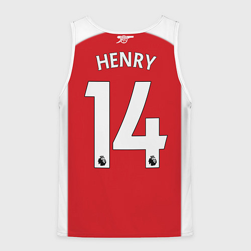Мужская майка без рукавов FC Arsenal: Henry Home 17/18 / 3D-Белый – фото 2