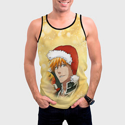 Майка-безрукавка мужская Happy New Bleach!, цвет: 3D-черный — фото 2