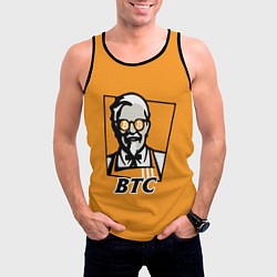 Майка-безрукавка мужская BTC vs KFC, цвет: 3D-черный — фото 2