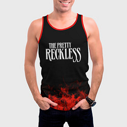 Майка-безрукавка мужская The Pretty Reckless: Red Flame, цвет: 3D-красный — фото 2