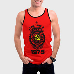 Майка-безрукавка мужская Сделано в СССР 1975, цвет: 3D-черный — фото 2
