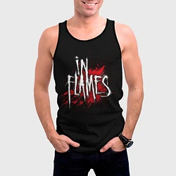 Майка-безрукавка мужская In Flames, цвет: 3D-черный — фото 2