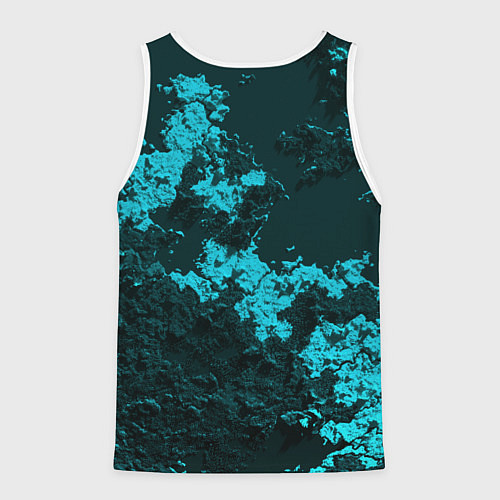 Мужская майка без рукавов Даниил в стиле Minecraft / 3D-Белый – фото 2