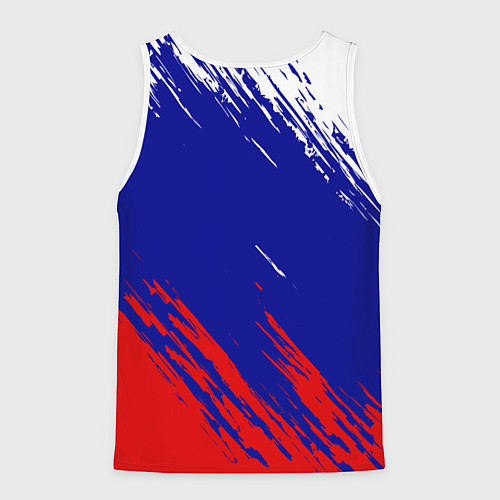 Мужская майка без рукавов RUSSIA SPORT / 3D-Белый – фото 2