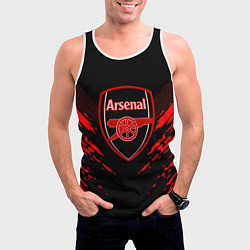 Майка-безрукавка мужская Arsenal FC: Sport Fashion, цвет: 3D-белый — фото 2