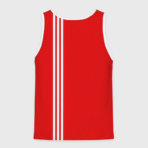 Мужская майка без рукавов Cборная СССР / 3D-Белый – фото 2