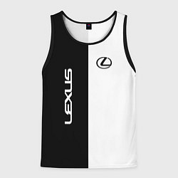Мужская майка без рукавов Lexus: Black & White