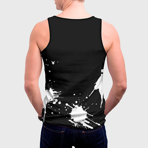 Мужская майка без рукавов Группа OOMPH! / 3D-Черный – фото 4