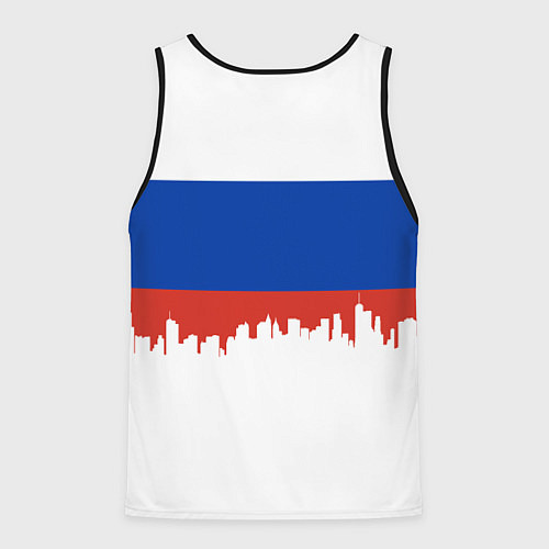 Мужская майка без рукавов Irkutsk: Russia / 3D-Черный – фото 2