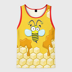 Мужская майка без рукавов Веселая пчелка