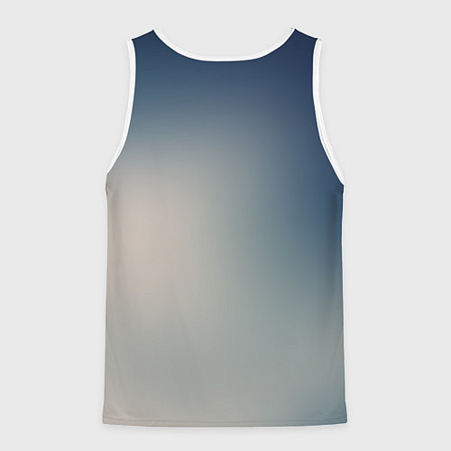 Мужская майка без рукавов Полярный медведь / 3D-Белый – фото 2