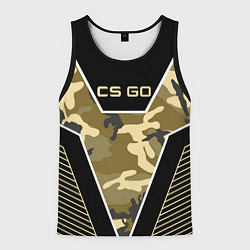 Мужская майка без рукавов CS:GO Khaki Camo