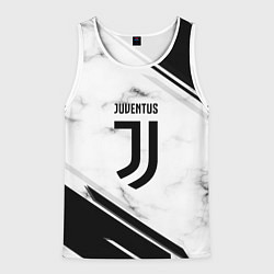 Майка-безрукавка мужская Juventus, цвет: 3D-белый